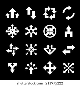 Arrow Icon - White