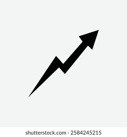 arrow icon with white background. flat style. arrow icon for  web site design, logo, app, UI. arrow indicated the direction symbol. 