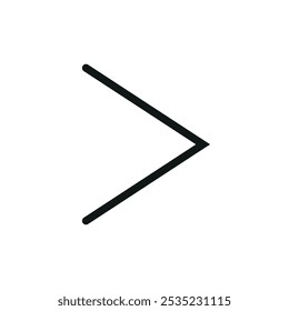 Arrow icon white background isolated image