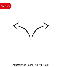 Arrow icon white background. Arrow symbol for web site design, logo, app. Arrow vector illustration. Arrow icon