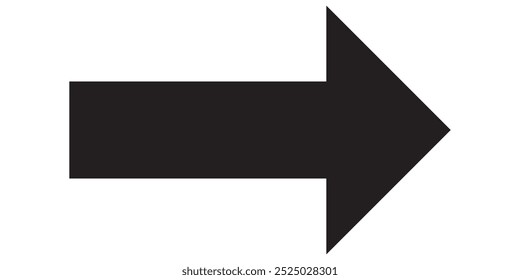 Icono de flecha de fondo blanco. Símbolo de la flecha para el diseño del Sitio web, logotipo, App. Flecha Ilustración vectorial. Icono de flecha