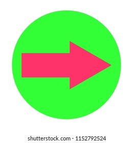 arrow icon for your text. Vector illustration