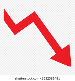 Arrow icon for your web site design, logo, app, UI. PNG type. Red arrow icon vector illustration. Eps 10