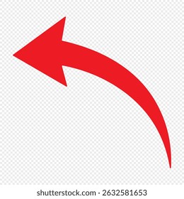 Arrow icon for your web site design, logo, app, UI. PNG type. Red arrow icon vector illustration. Eps 10