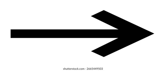 Icono de flecha. flechas sobre fondo blanco. paquete de iconos de Vector de flecha negra.
