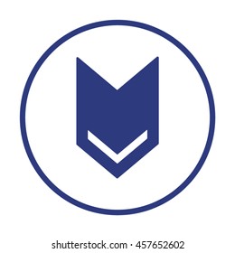  Arrow  icon.Flat design.