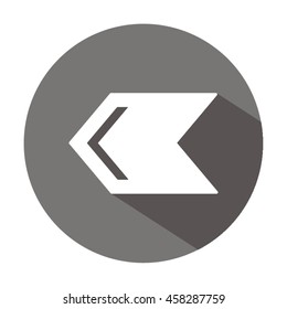  Arrow  icon.Flat design.