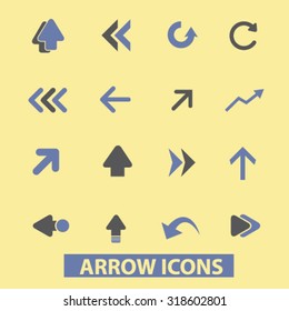 arrow icons