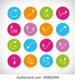 arrow icons