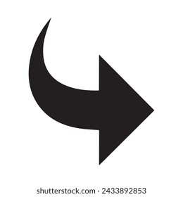 Arrow icons black collection. flat style arrow icon for your web site design. Simple arrow Vector illustration, doodle icon isolated on a white background.