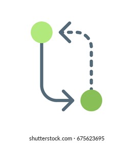 Arrow icons - change orientation - (Flat style)
