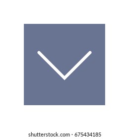 Arrow icons - down arrow (Flat Style)