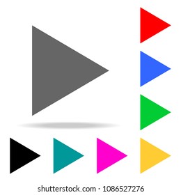 arrow icons. Elements of human web colored icons. Premium quality graphic design icon. Simple icon for websites, web design, mobile app, info graphics on white background