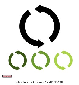 arrow icons. flat arrow icon. web icon.