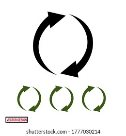 ARROW ICONS WITH FLAT STYLE. DIRECTION ICONS, WEB ICONS.