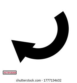 ICONOS DE FLECHA CON ESTILO PLANO. ICONOS DE DIRECCIÓN, ICONOS WEB.