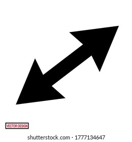 ARROW ICONS WITH FLAT STYLE. DIRECTION ICONS, WEB ICONS.
