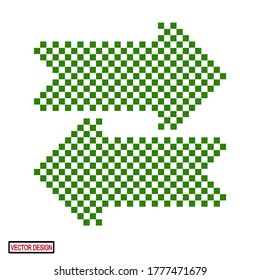 ARROW ICONS WITH FLAT STYLE. DIRECTION ICON, WEB ICONS.