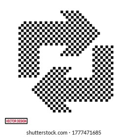 ICONOS DE FLECHA CON ESTILO PLANO. ICONO DE DIRECCIÓN, ICONOS WEB.
