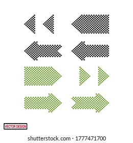 ICONOS DE FLECHA CON ESTILO PLANO. ICONO DE DIRECCIÓN, ICONOS WEB.