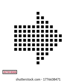 
ICONOS DE FLECHA CON ESTILO PLANO. ICONOS DE GUÍA DIRECTIVA, ICONOS WEB. icono de conjunto de flecha
