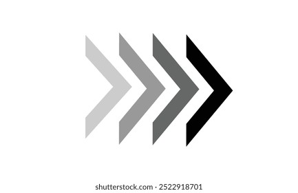 Arrow icons group .Vector isolated on white background.
