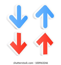 Arrow icons set.