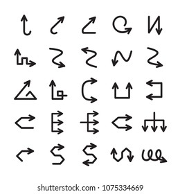 arrow icons set