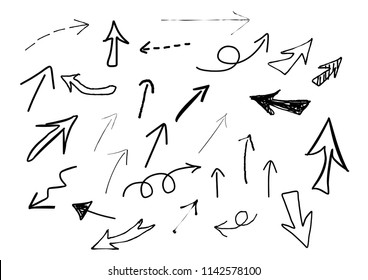 Arrow icons set