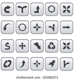 Arrow icons set
