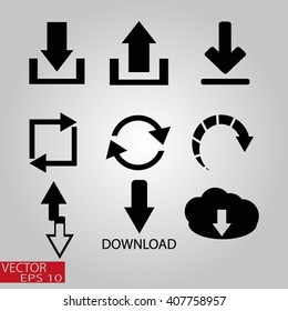 arrow icons set