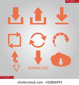 arrow icons set