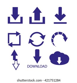 arrow icons set
