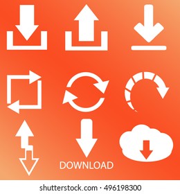 arrow icons set