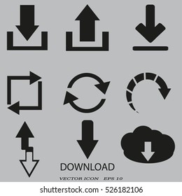 arrow icons set