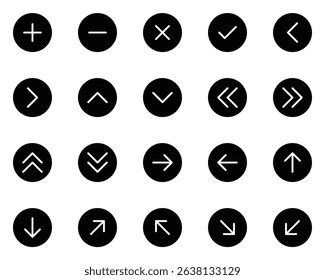 arrow icons set, arrow icons button