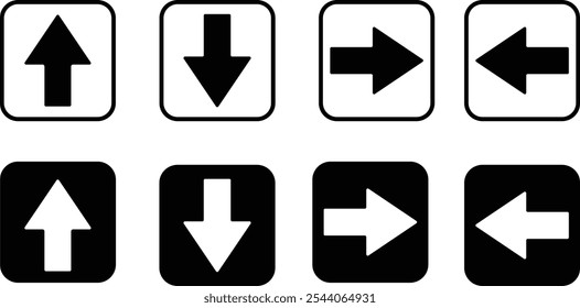 Arrow icons set. Arrow collection. Simple arrow big set. Vector illustration
