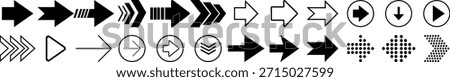 Arrow icons set. Arrow collection. Simple arrow big set. black arrows icons. Vector illustration