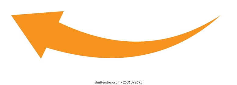 Arrow up icons. Set of curve rise increase arrows. Growth pictogram isolated. Vector illustration.