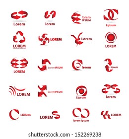 Arrow Icons Set - Isolated On White Background - Vector Illustration, Graphic Design Editable For Your Design. Arrow Logo