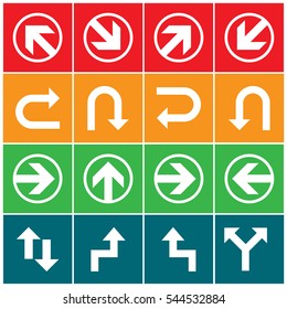 Arrow icons set, part 1