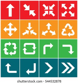 Arrow icons set, part 2