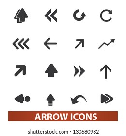 arrow icons set, vector