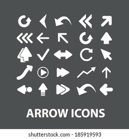 arrow icons set, vector
