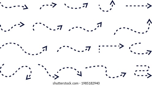 Arrow icons set vector design 