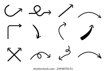 Arrow icons set
Vector arrow icons on white background