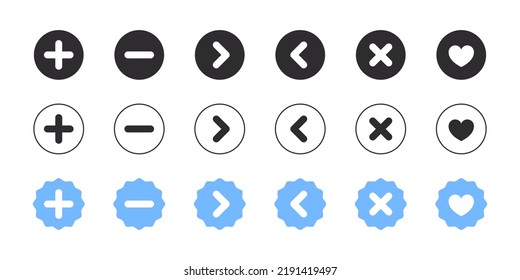 Arrow icons. Swipe arrow. Modern simple flat vector pointer signs. Vector illustration