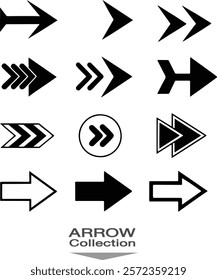 Arrow icons These arrows can be customized for various uses such as navigation, buttons, or indicators.