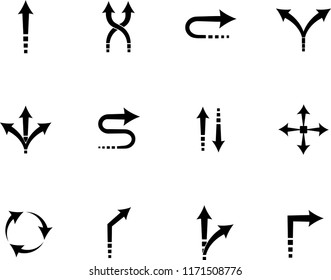  arrow icons vector
