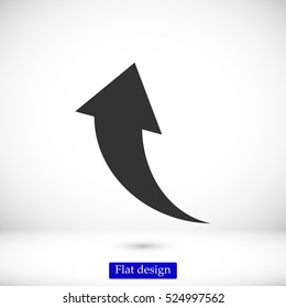 arrow icons, vector best flat icon, EPS